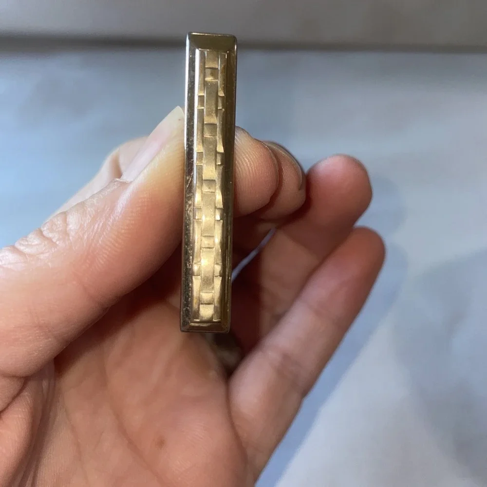 Vintage‎ Swank Basket weave Tie Bar Clip